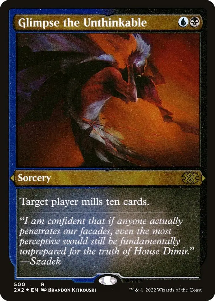 Glimpse The Unthinkable (Foil Etched) (500) (2X2) 1