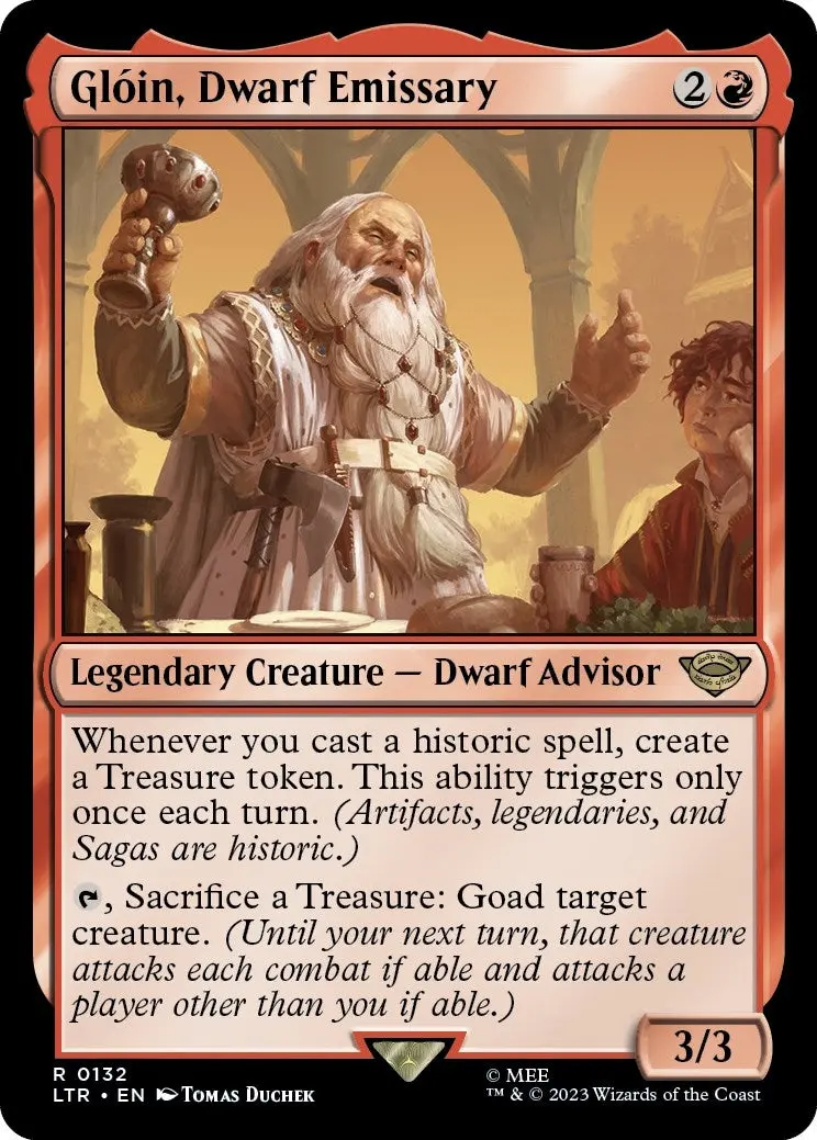 Gloin, Dwarf Emissary (132) (Ltr) 1