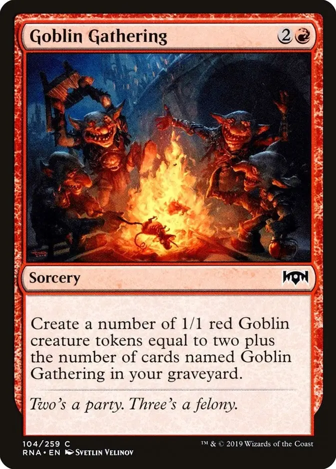 Goblin Gathering (104) (Rna) 1