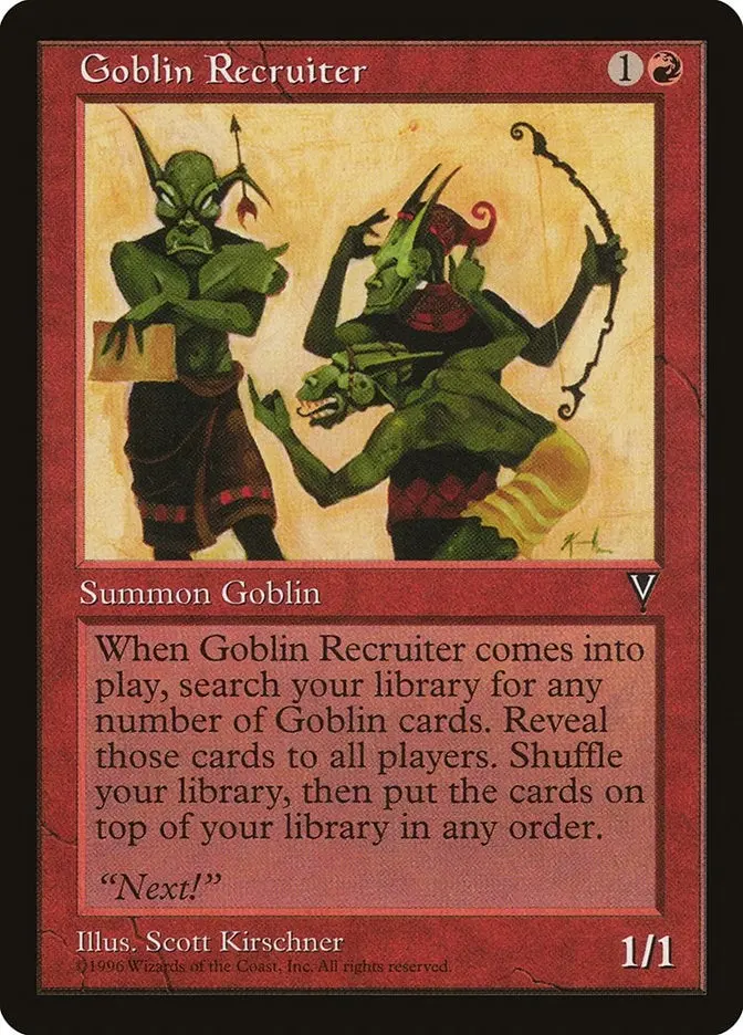 Goblin Recruiter (Vis) 1