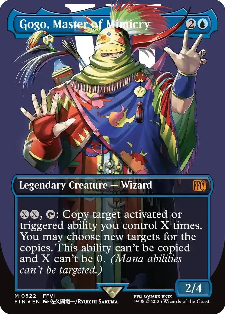 Gogo, Master Of Mimicry (Borderless) (Surge Foil) (522) (Fin) 1