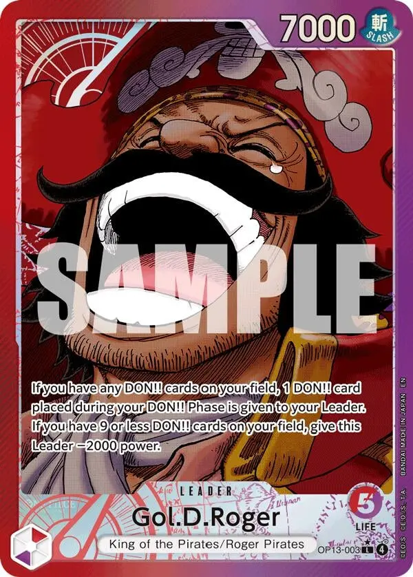 Gol.D.Roger (003) (Alternate Art) (Op13-003) (Op13) 1