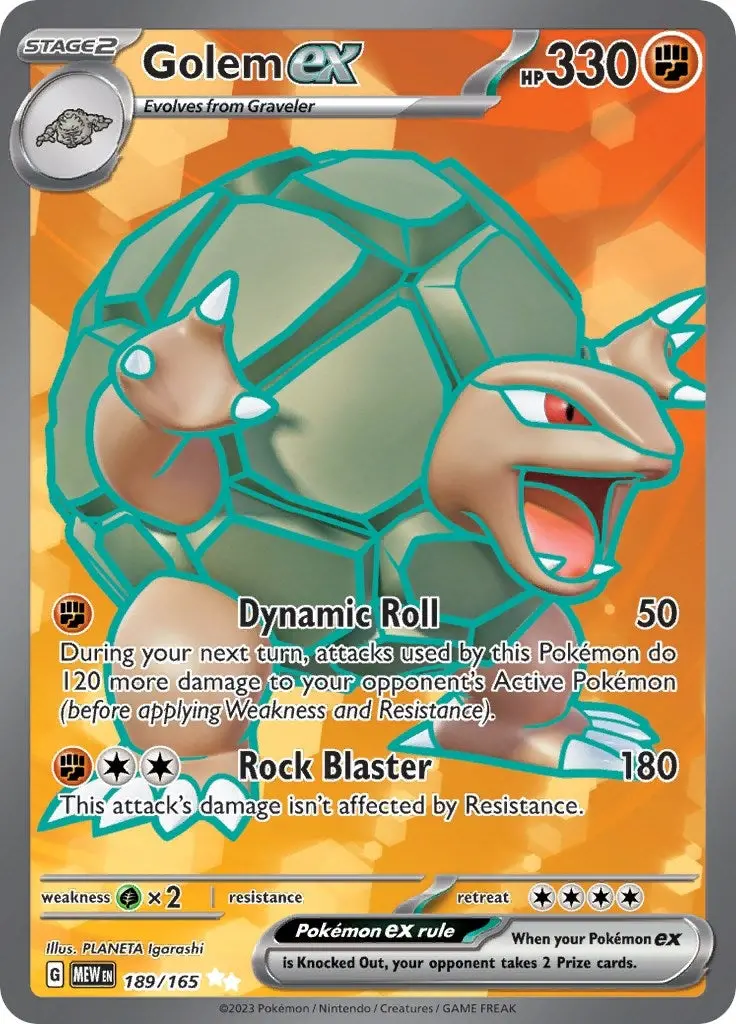 Golem Ex (189/165) (Mew) 1