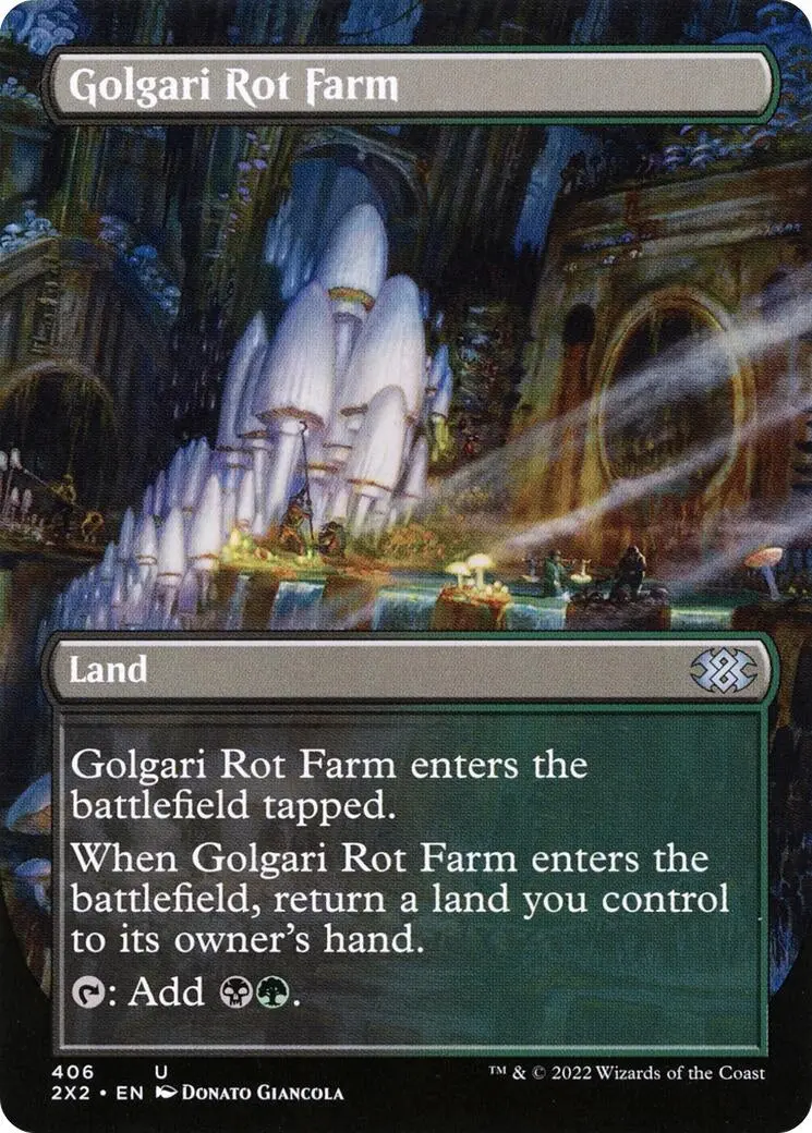 Golgari Rot Farm (Borderless) (406) (2X2) 1