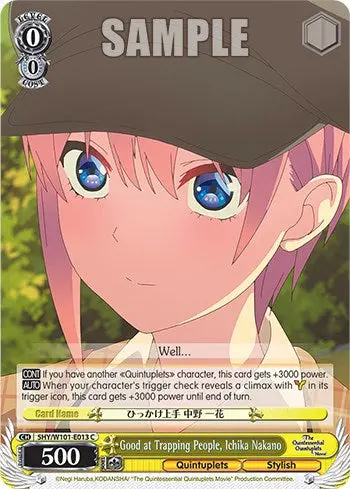 Good At Trapping People, Ichika Nakano (5Hy/W101-E013 C) [The Quintessential Quintuplets Movie] 1