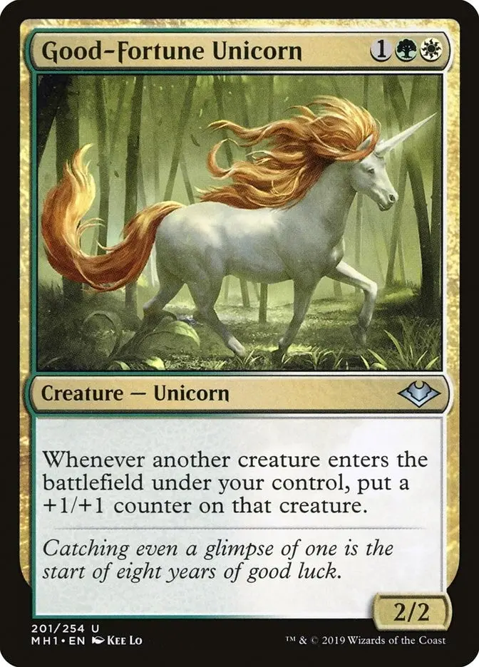 Good-Fortune Unicorn (201) (Mh1) 1