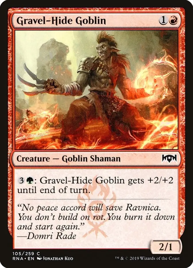 Gravel-Hide Goblin (105) (Rna) 1