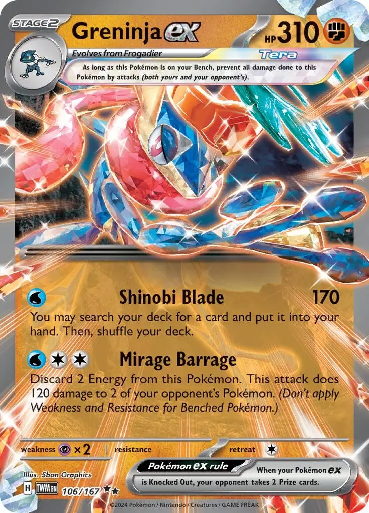 Greninja Ex (106/167) (Twm) 1