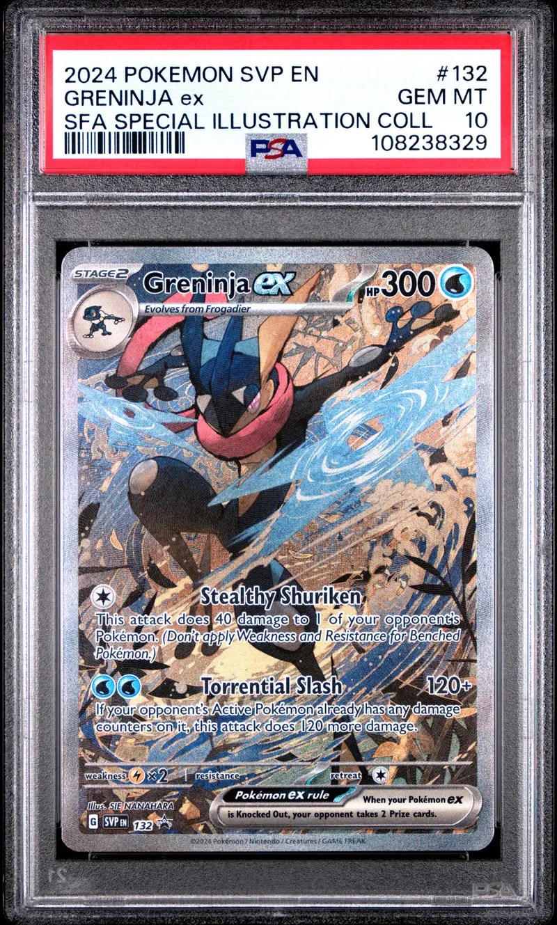 Greninja Ex Sfa Special Illustration Coll 2024 Pokemon Svp En-Sv Black Star Promo Psa Gem Mt 10 1