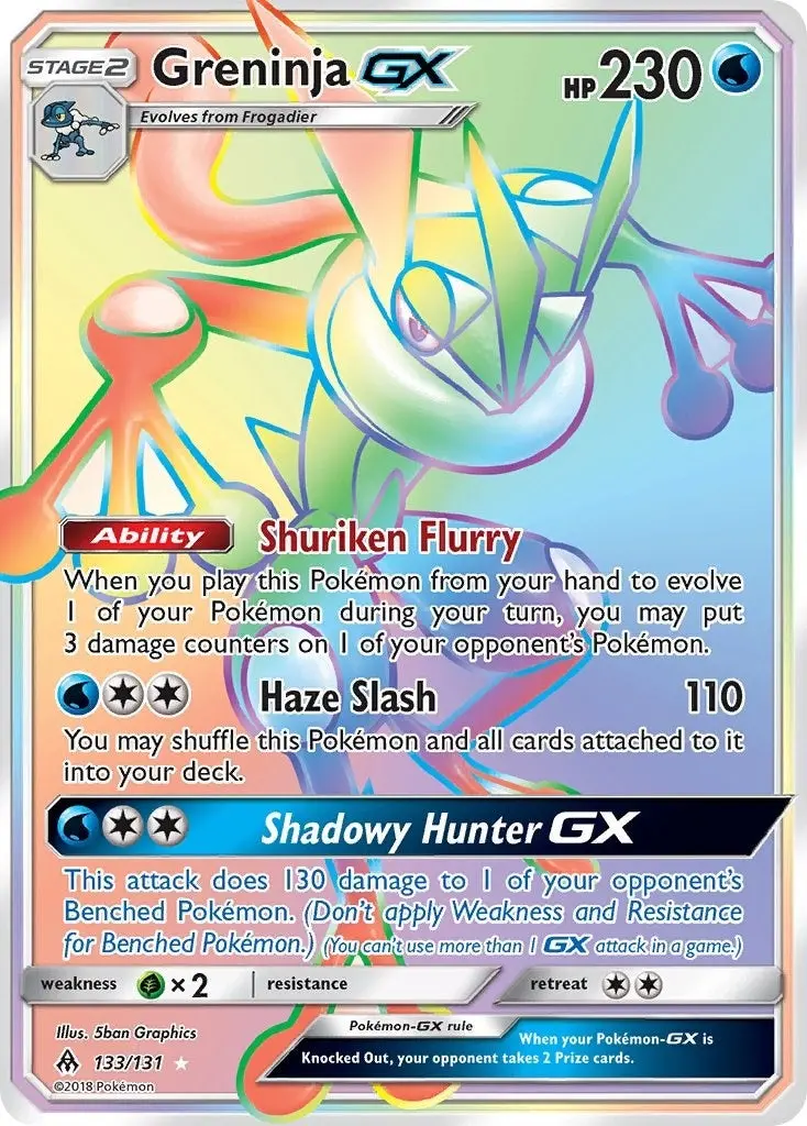 Greninja Gx (Secret) (133/131) (Sm06) 1