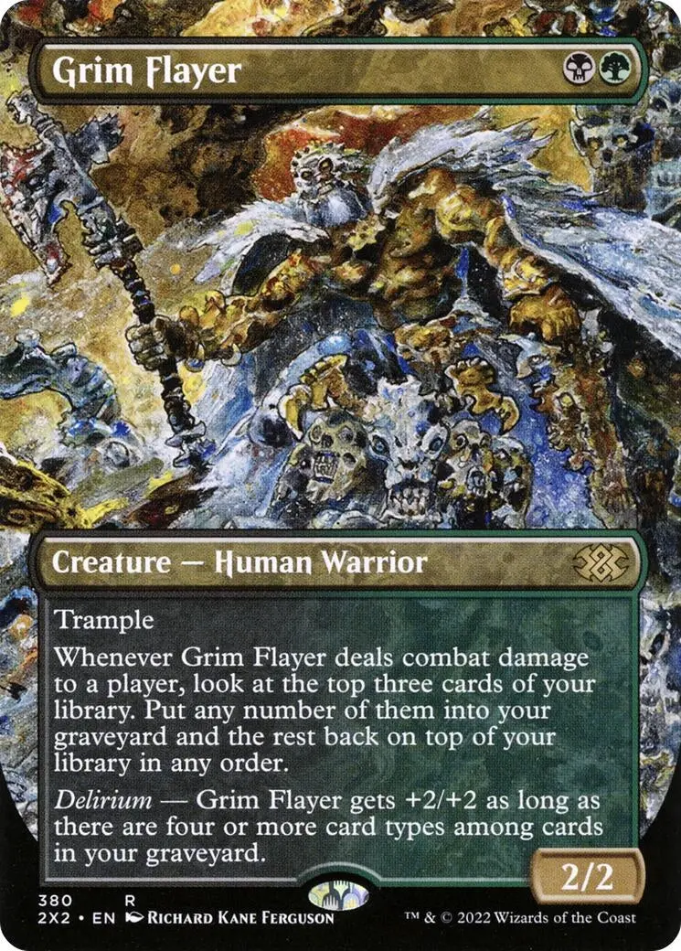 Grim Flayer (Borderless) (380) (2X2) 1