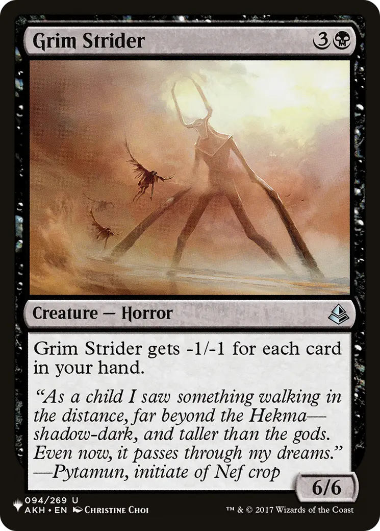 Grim Strider [The List] 1