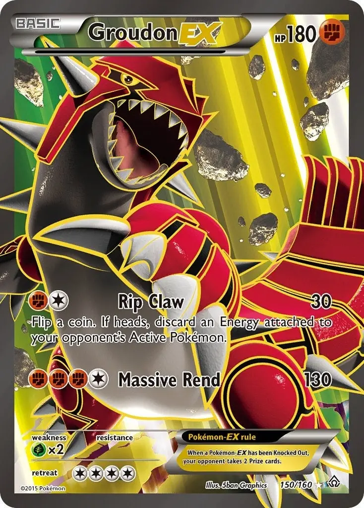 Groudon Ex (150 Full Art) (150/160) (Prc) 1