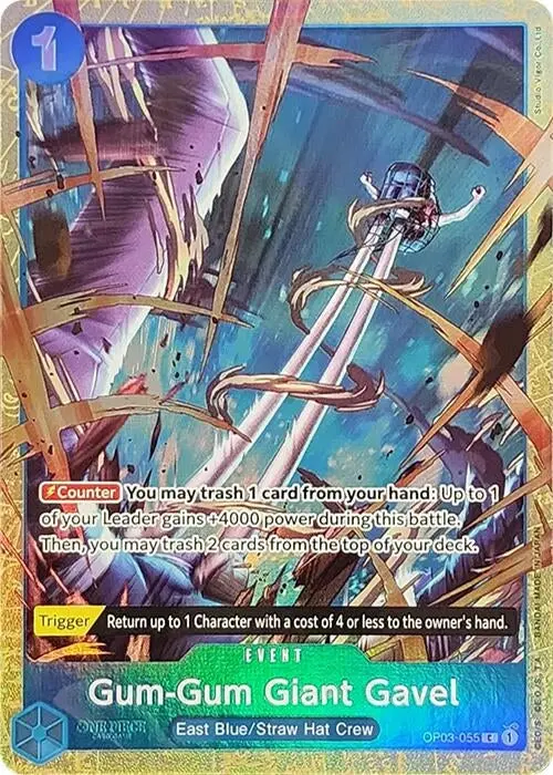Gum-Gum Giant Gavel (Premium Card Collection -Best Selection Vol. 2-) (Op03-055) (Op-Pr) 1