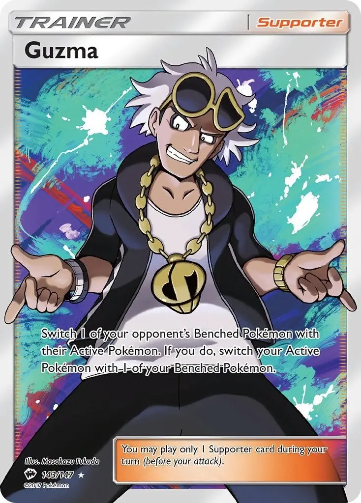 Guzma (Full Art) (143/147) (Sm03) 1