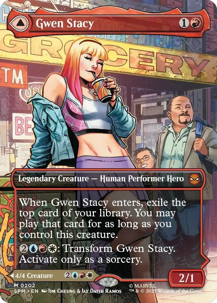 Gwen Stacy (0202) (Borderless) (202) (Spm) 1