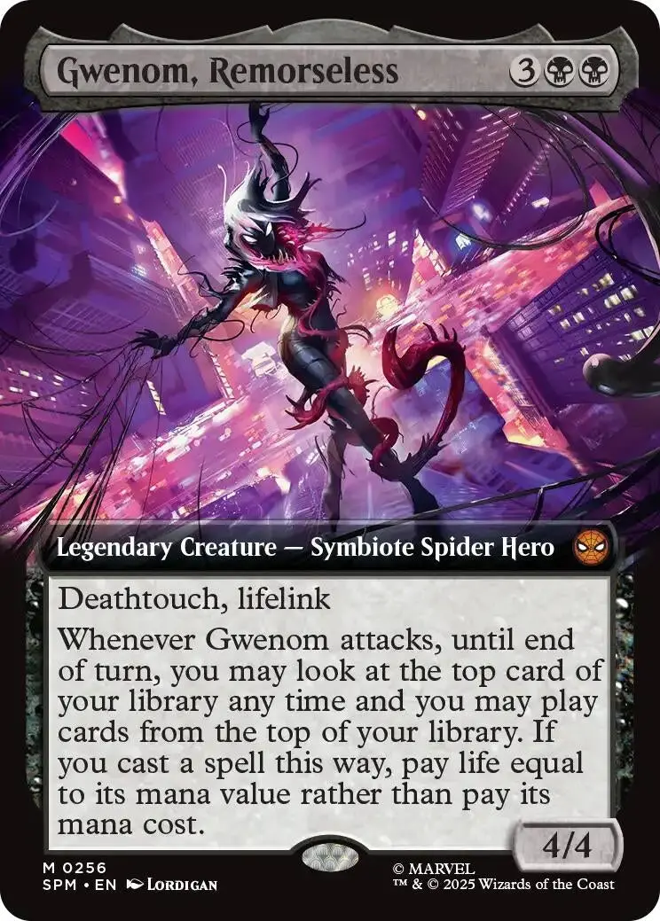Gwenom, Remorseless (Extended Art) (256) (Spm) 1
