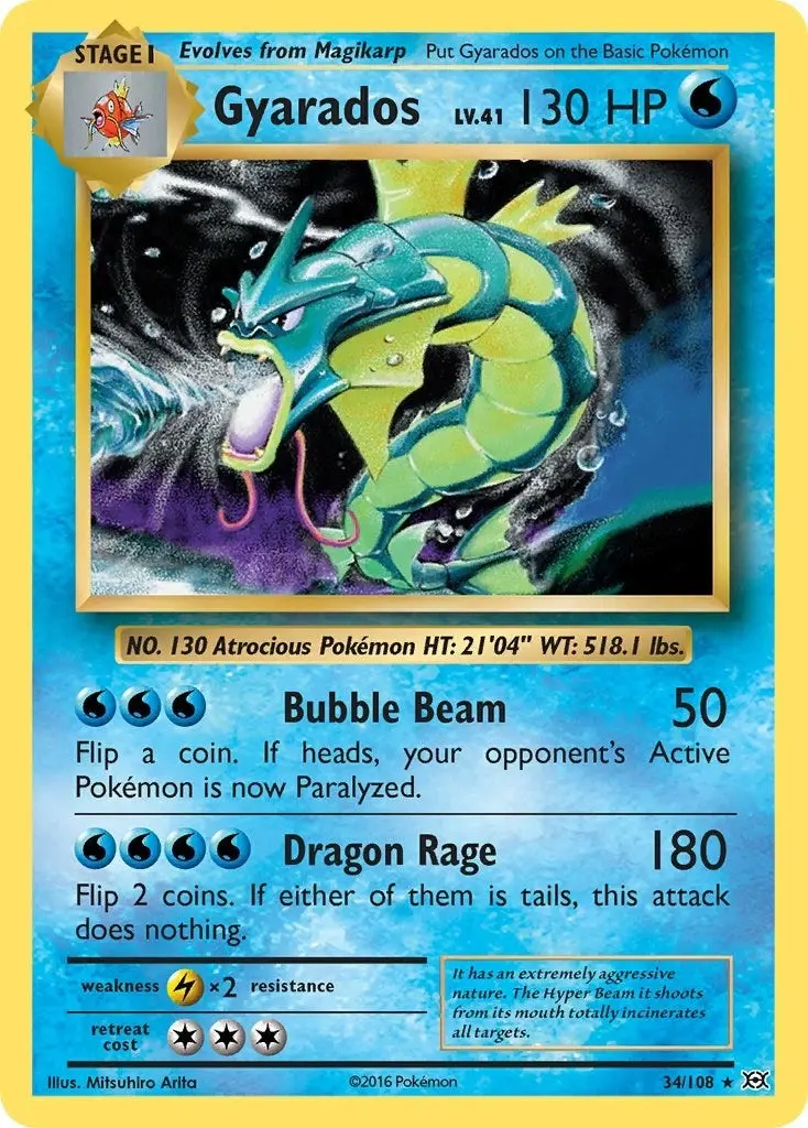 Gyarados (34/108) (Evo) 1