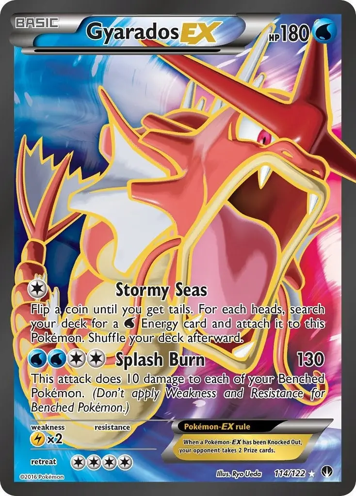 Gyarados Ex (Full Art) (114/122) (Bkp) 1