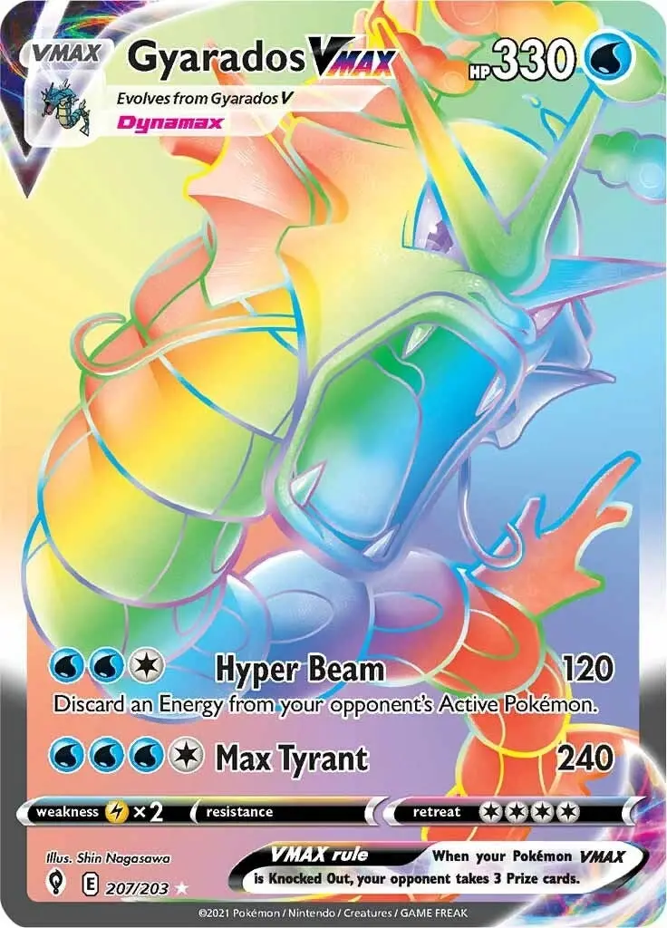 Gyarados Vmax (Secret) (207/203) (Swsh07) 1