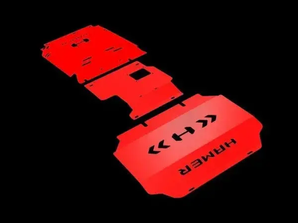 Hamer 3 Piece Bash Plate Set For Mitsubishi Pajero Sports Qf 1