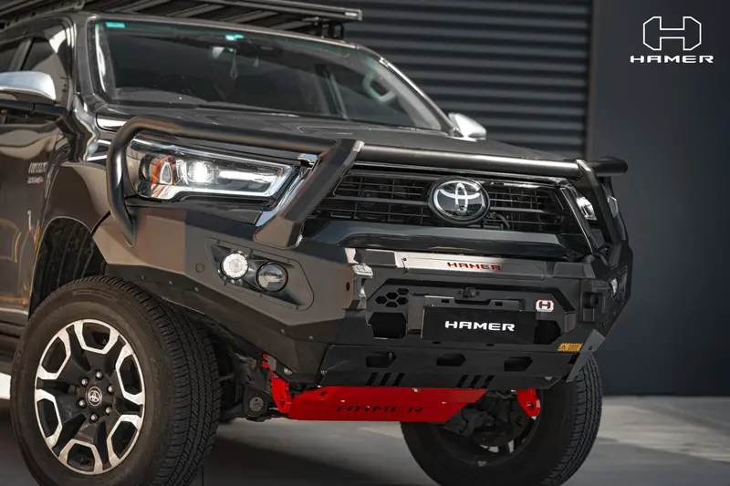 Hamer 4X4 King Series Plus Bullbar To Suit Toyota Hilux 2020 To 2023 No Flares 1