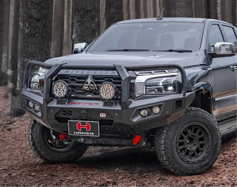 Hamer King Series Plus Bull Bar For Mitsubishi Triton Mv (2024 – Present) 1