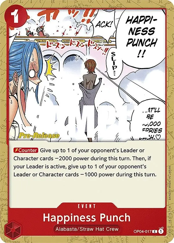 Happiness Punch (Op04-017) (Op04 Pre) 1