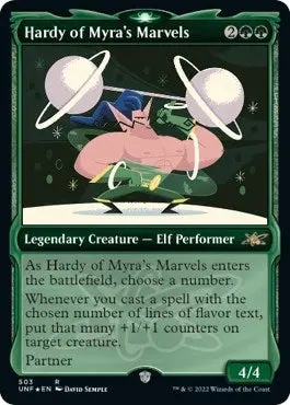 Hardy Of Myra's Marvels (Showcase) (Galaxy Foil) (503) (Unf) 1