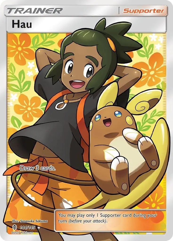 Hau (Full Art) (144/145) (Sm02) 1