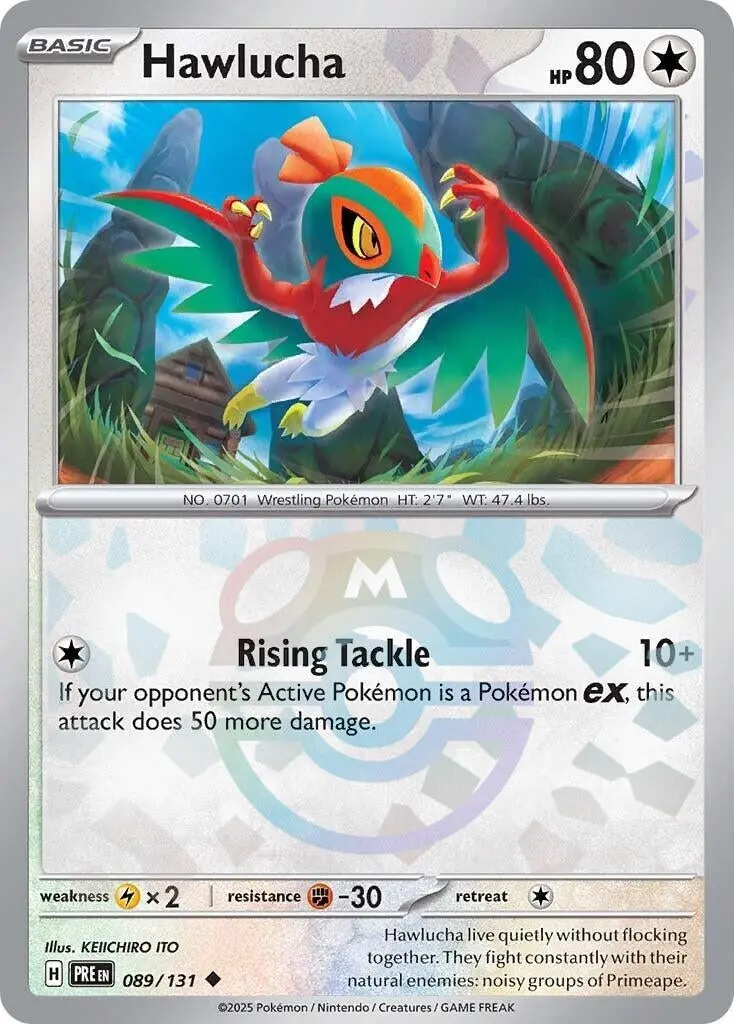 Hawlucha (Master Ball Pattern) (089/131) (Pre) 1