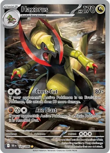 Haxorus (147/086) (Blk) 1