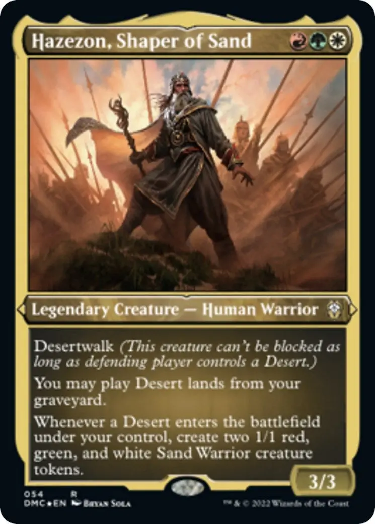 Hazezon, Shaper Of Sand (Foil Etched) (54) (Dmc) 1