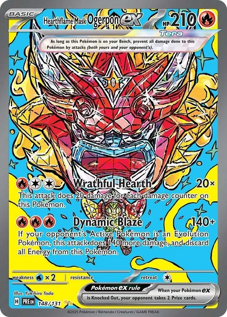 Hearthflame Mask Ogerpon Ex (148/131) (Pre) 1