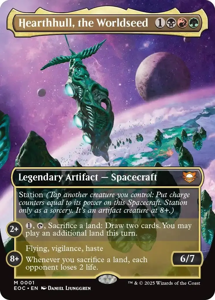 Hearthhull, The Worldseed (Borderless) (1) (Eoc) 1