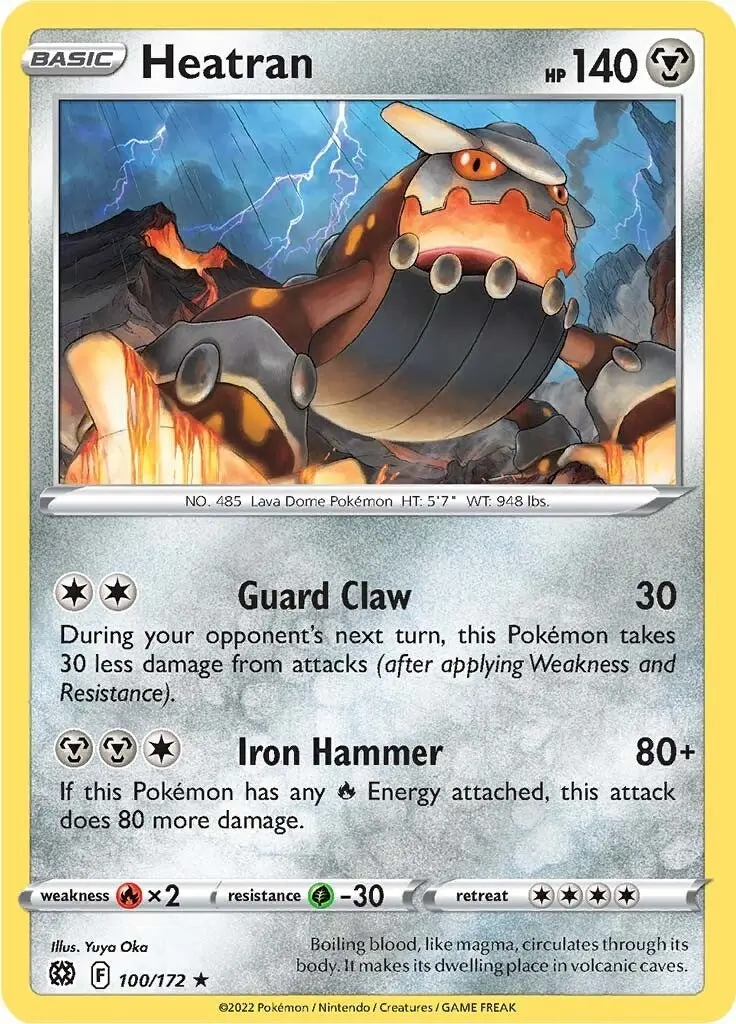 Heatran (100/172) (Swsh09) 1