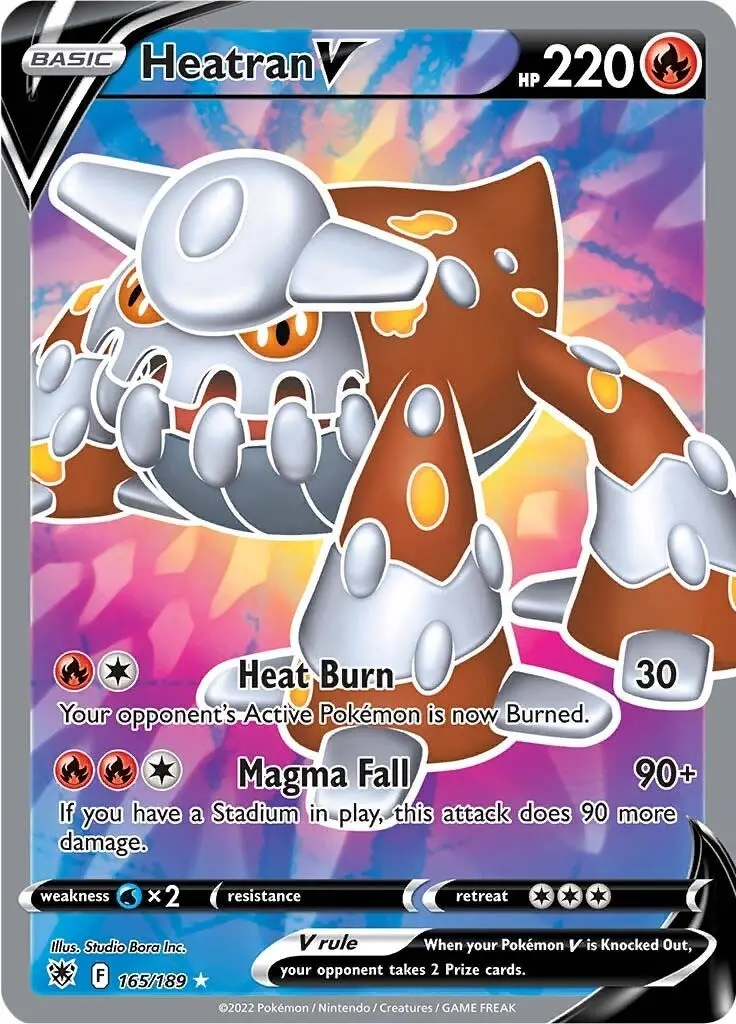 Heatran V (Full Art) (165/189) (Swsh10) 1