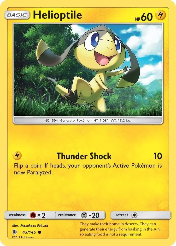 Helioptile (43/145) (Sm02) 1