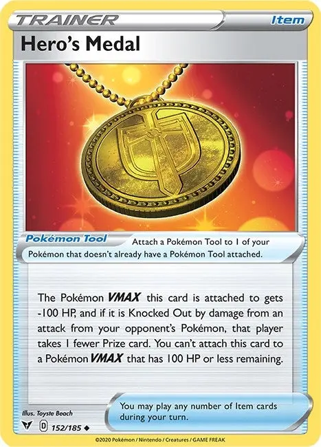 Hero's Medal (152/185) (Swsh04) 1