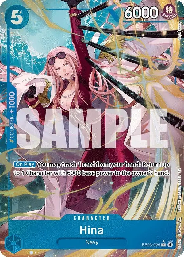 Hina (Alternate Art) (Eb03-025) (Eb-03) 1