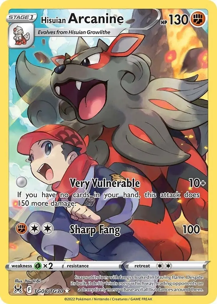 Hisuian Arcanine (Tg08/Tg30) (Swsh11: Tg) 1