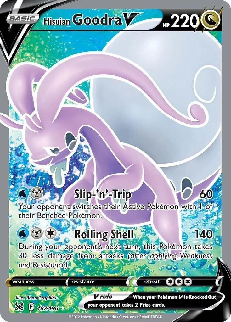 Hisuian Goodra V (Full Art) (187/196) (Swsh11) 1
