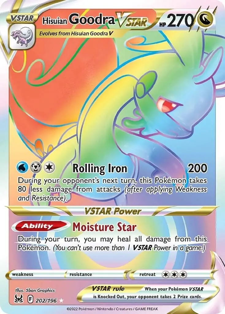 Hisuian Goodra Vstar (Secret) (202/196) (Swsh11) 1