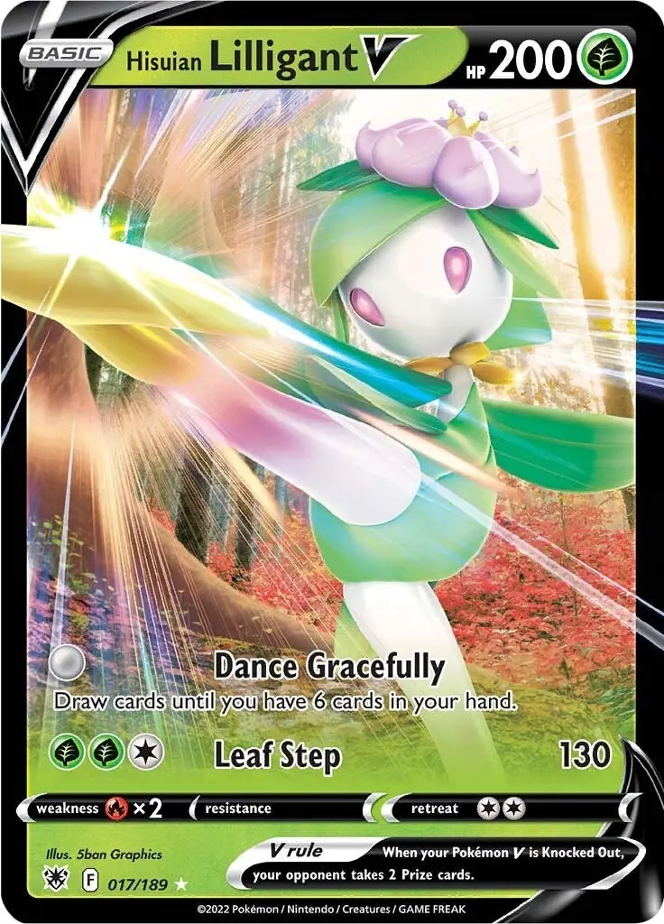 Hisuian Lilligant V (017/189) (Swsh10) 1