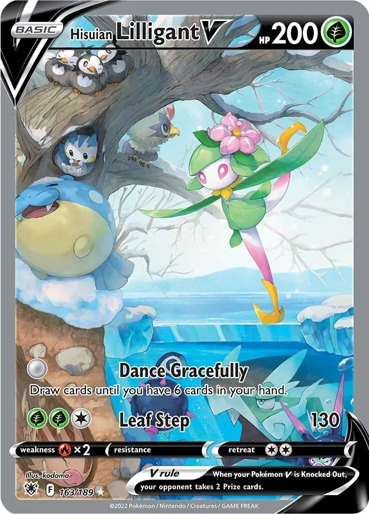 Hisuian Lilligant V (Alternate Full Art) (163/189) (Swsh10) 1