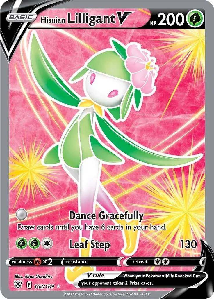 Hisuian Lilligant V (Full Art) (162/189) (Swsh10) 1