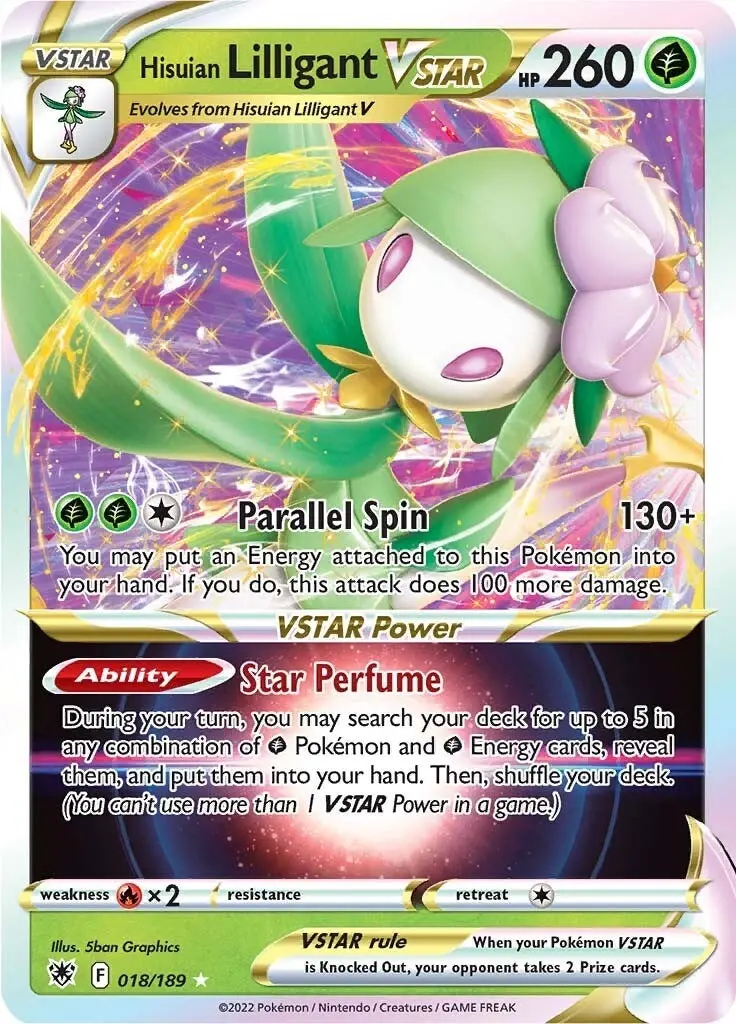 Hisuian Lilligant Vstar (018/189) (Swsh10) 1