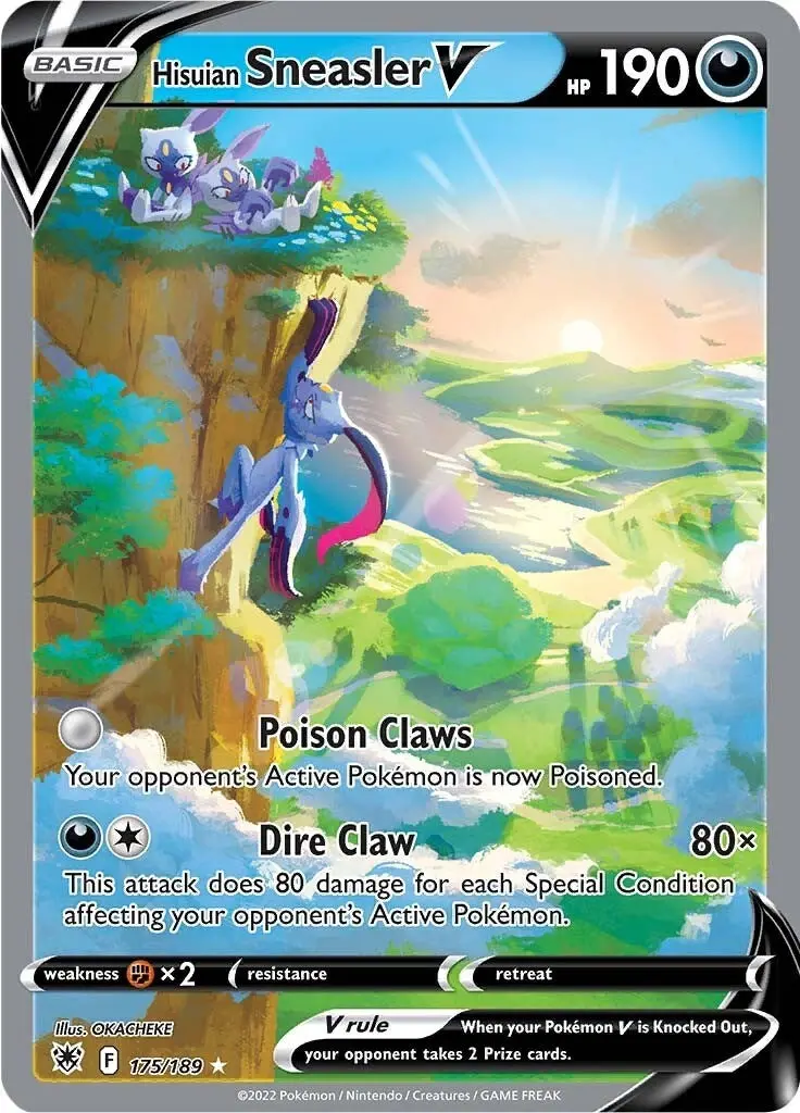 Hisuian Sneasler V (Alternate Full Art) (175/189) (Swsh10) 1