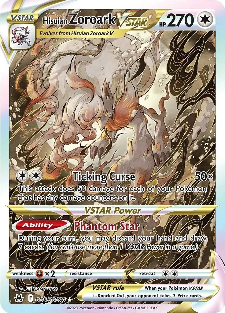 Hisuian Zoroark Vstar (Gg56/Gg70) (Crz:Gg) 1