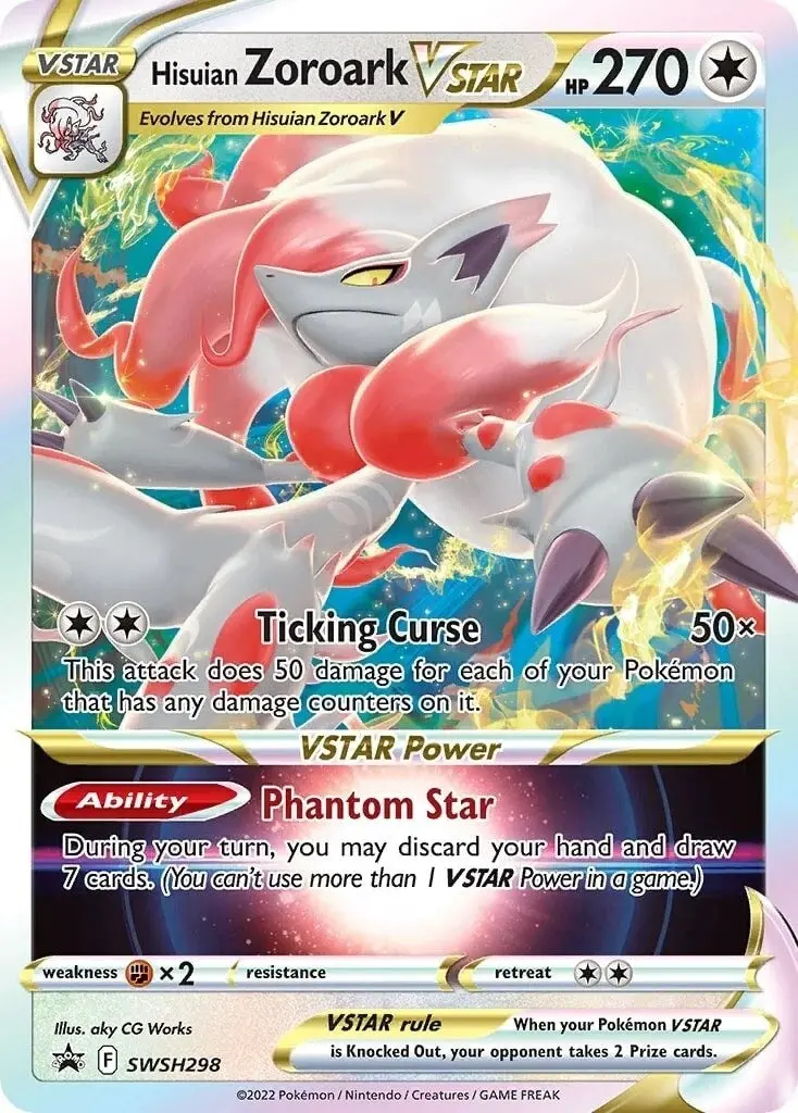 Hisuian Zoroark Vstar - Swsh298 (Swsh298) (Swsd) 1